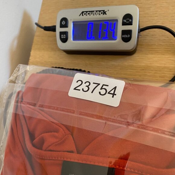 J Jill Top Womens Extra Large Orange Wearever 3/4 Sleeve Stretch Tunic Pullover - Picture 10 of 10